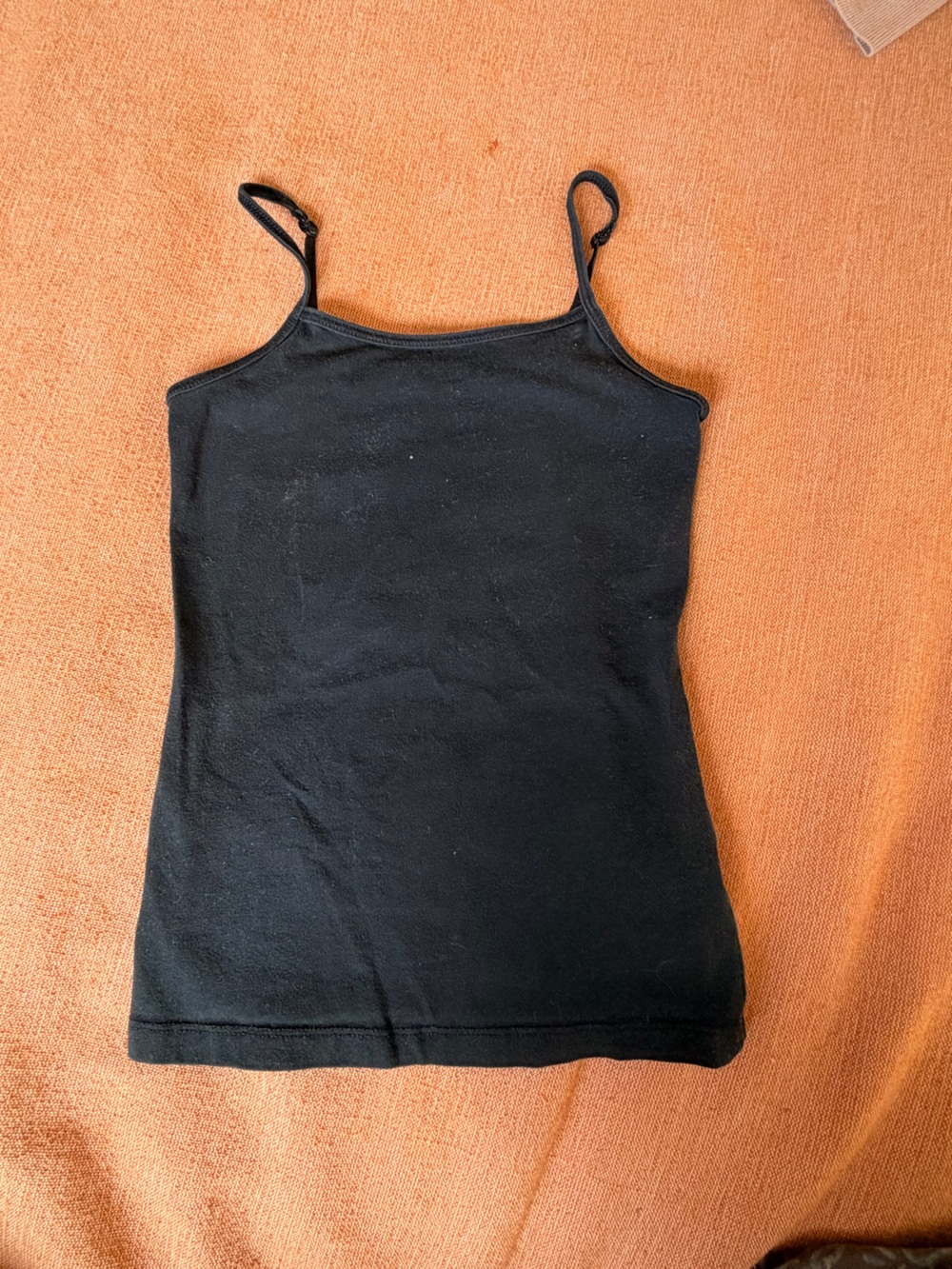 Cat & Jack Black Slim-Strap Tank Top